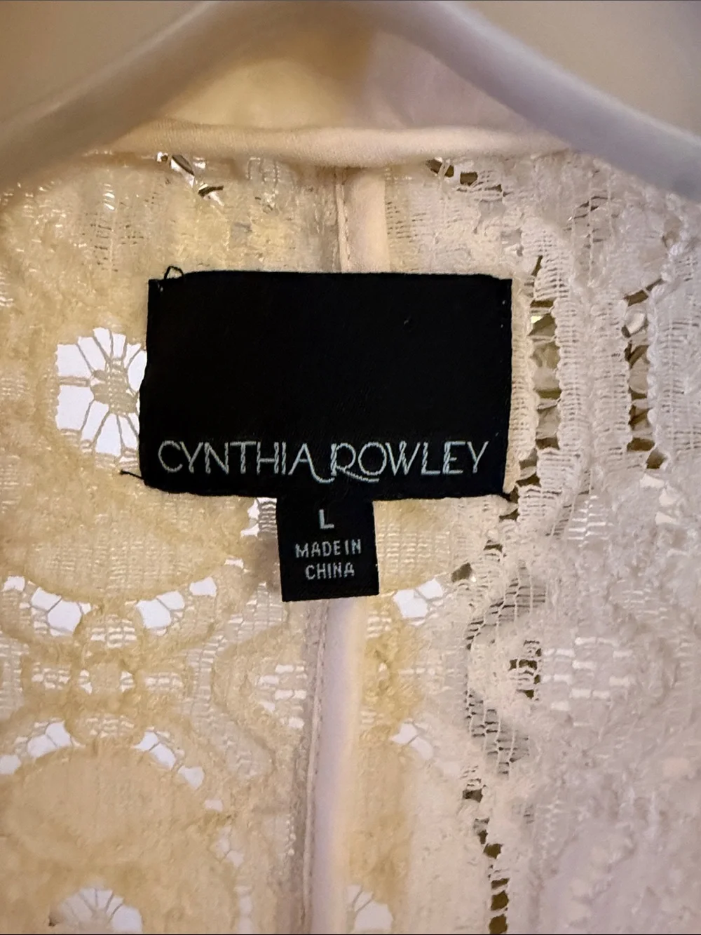 Cynthia Rowley single button